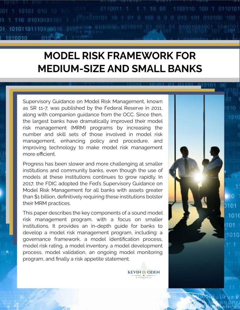 Model Risk Framework for Medium-Size and Small Banks